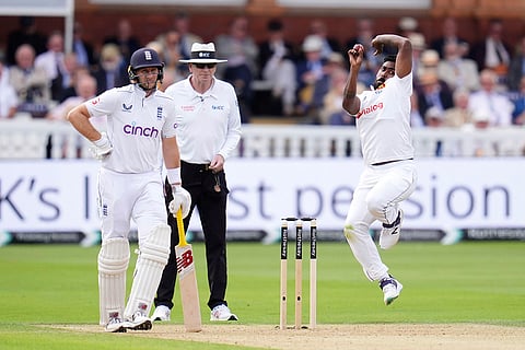England vs Sri Lanka 2nd Test Day 1: Sri Lanka's Asitha Fernando bowls against England